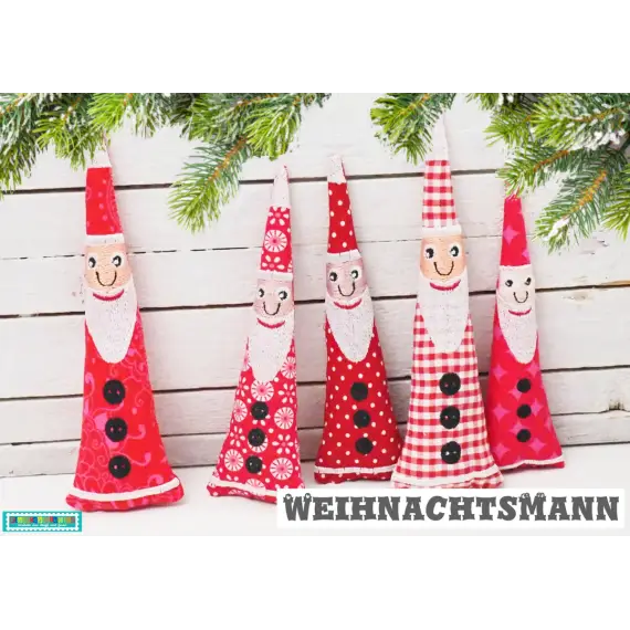 Echt Stickdatei ITH Weihnachtsmann Nikolaus Weihnachten Santa Claus