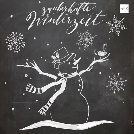 Fensterbilder mit dem Kreidemarker - Miri D Design Heißes Angebot