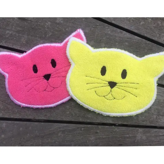 SpülPad Katze Stickdatei ITH 13x18 emproidery Top-Seller
