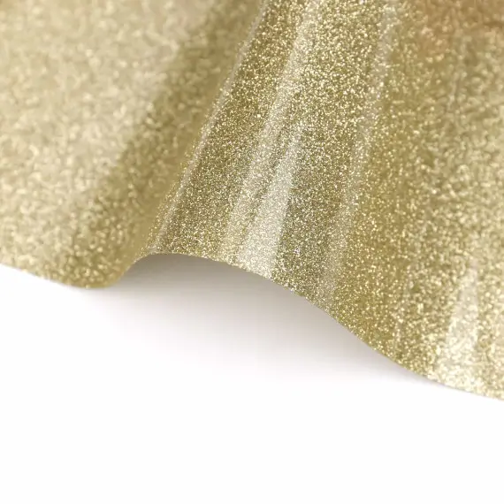 Poli-Flex Pearl Glitter A4 - Poli-Tape - Bügelfolie - Champagner Meistverkauft