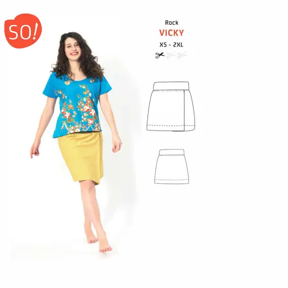 Ebook - Rock VICKY von SO Pattern / XS - 2XL Super-Preis