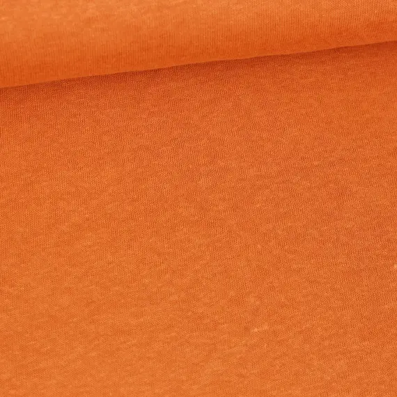 Sonderaktion Leinen-Viskose Jersey - Slubgarn - Uni - Orange