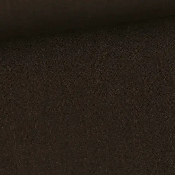 Schneller Versand Leinen - Uni - 230g - Dunkelbraun