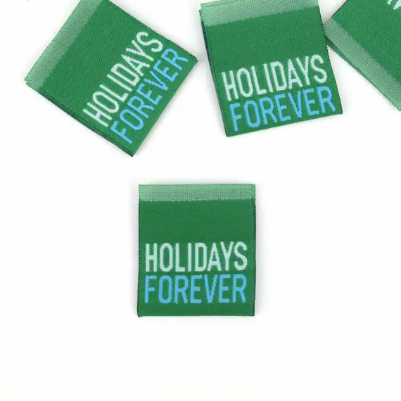 Preis Gesenkt 1 Label - HOLIDAYS FOREVER - Grün - Anlukaa