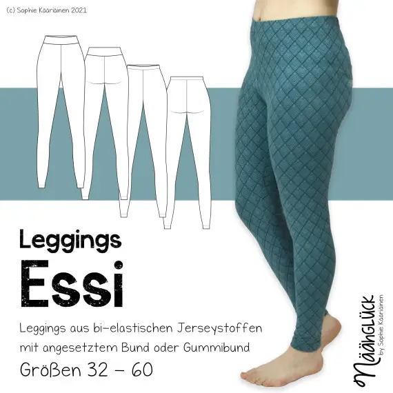 Damenleggings Essi - Größe 32 - 60 Mega-Angebot