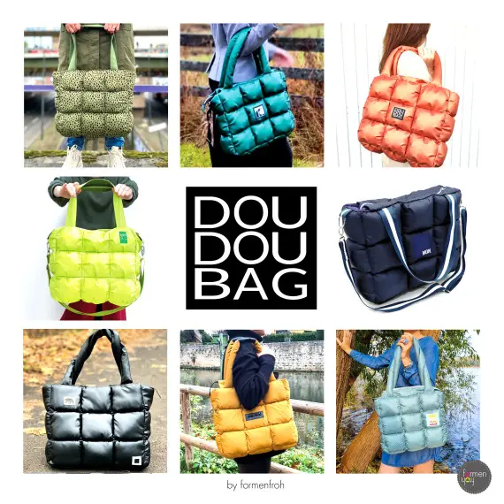 Ebook - Doudou-Bag - Puffer-Bag - Pillow Tasche - Pufferbag - von formenfroh - deutsche Anleitung Nur Heute