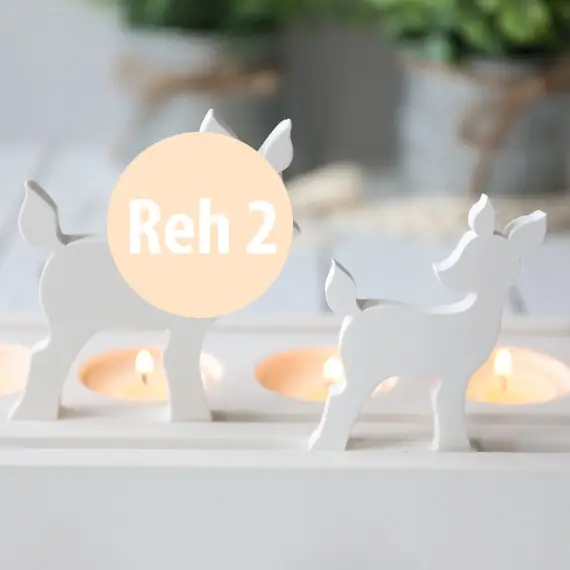 Abverkauf Silikon - Gießform - Stecker Reh für Steckleisten - Blick nach hinten - Reh 2 - klein - vielfältig nutzbar