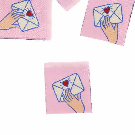 1 Label - Love Letter - Rosa - Hamburger Liebe Nur Heute