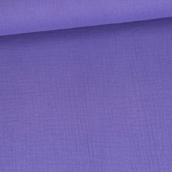 Jetzt Kaufen Bio Musselin Lotta - Muslin - Uni - Organic Cotton - Double Gauze - Lila