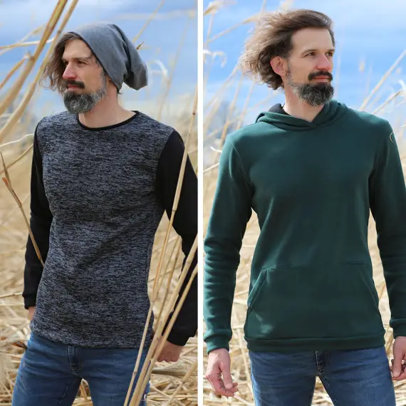 Markenprodukt Pattern Pullover Hoodie Nafi
