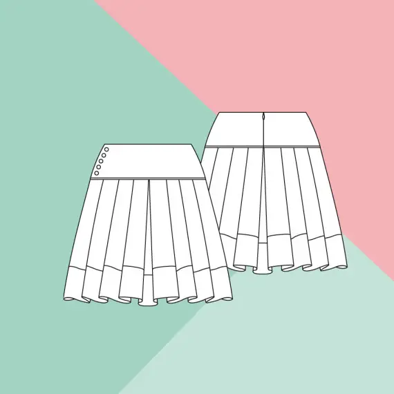 Pattern Traditional Skirt Susal Sichere Zahlung