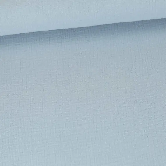 Günstig Musselin - Muslin - Double Gauze - Uni - Alpinblau - 125g - Schnuffeltuch - Windeltuch