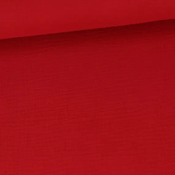 Musselin - Muslin - Double Gauze - Uni - Dunkelrot - 125g - Schnuffeltuch - Windeltuch Rabatt