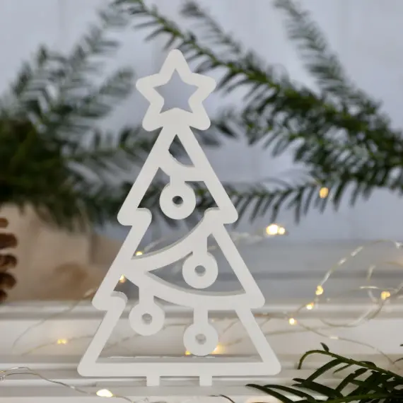 Jetzt Kaufen Silikon - Gießform - Cut Out Tannenbaum - Stecker Nr. 2 - mit Aussparung - Lichtdeko - vielfältig nutzbar
