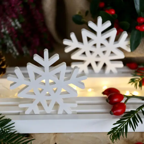 Silikon - Gießform - Schneeflocke mit Stern - Stecker - für Steckleisten - Weihnachten - Lichtdeko - vielfältig nutzbar Neue Ware