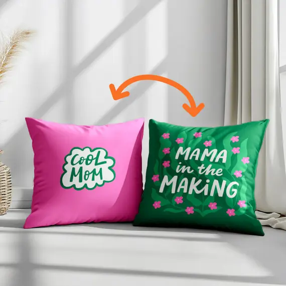 Genähtes Kissen inkl. Inlet - Bold & Cozy - Mama In The Making - Mein Hanseherz Preis Gesenkt