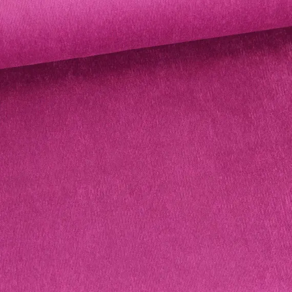 Ausverkauf Feincord - leicht dehnbarer Babycord - Uni - 240g - Fuchsia