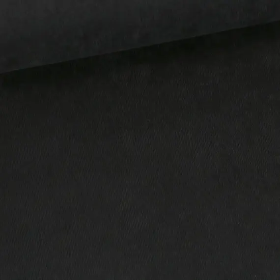 Feincord - leicht dehnbarer Babycord - Uni - 240g - Schwarz Aktuell