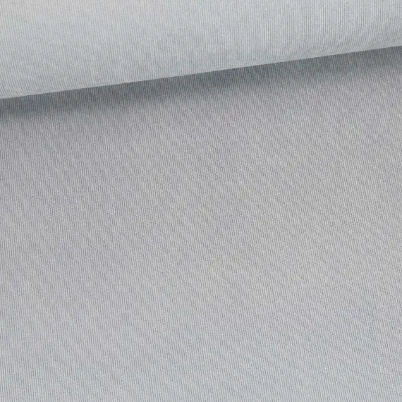 Feincord - leicht dehnbarer Babycord - Uni - 240g - Graublau Pastell Geprüft