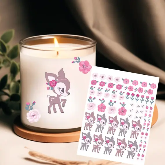 Rub-On Sticker - RosenKitz - Nikiko - Tante Henni Rubon - vielfältig nutzbar Expressversand