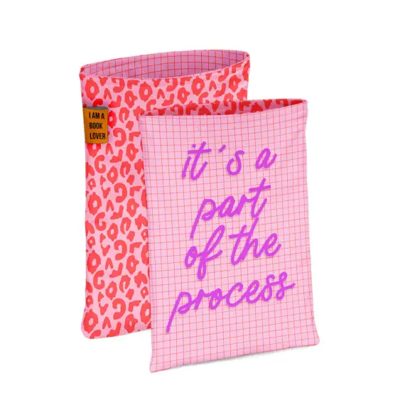 Angebot DIY-NÄHSET - Buchtasche - PINKS - Sprüche - Cherry Picking - Softshell - abby and amy