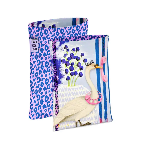 DIY-NÄHSET - Buchtasche - BLUES - Schwan - Cherry Picking - Softshell - abby and amy Direkt Vom Hersteller