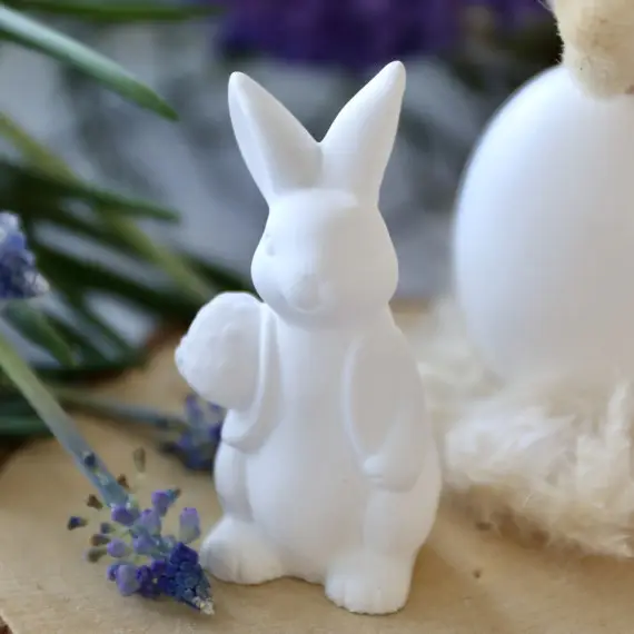 Silikon - Gießform - Osterhase - Dekohase - mit Osterei - Junge - vielfältig nutzbar Knallerangebot