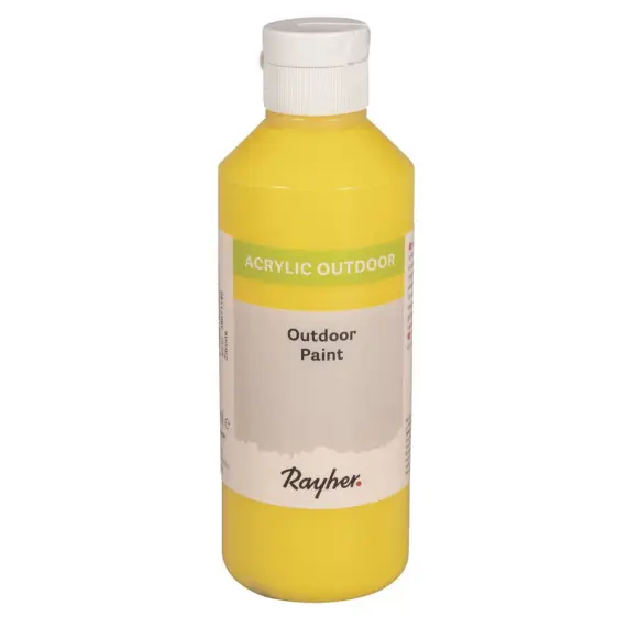 Acrylfarbe - 250ml - Outdoor - Wasserbasis - Rayher - Zitrone Nur Für Kurze Zeit