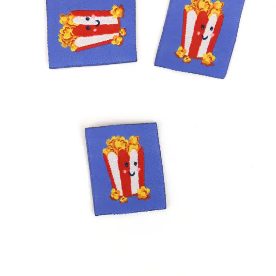 Nur Heute 1 Label - Popcorn - Blau - jojulein design