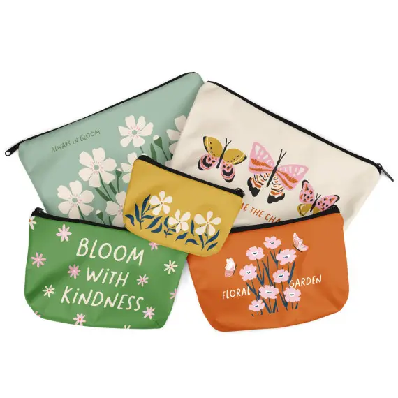 Preisreduziert DIY-Nähset - Softshell - Fleece - 5 Wetbags - Flower Garden - abby and amy
