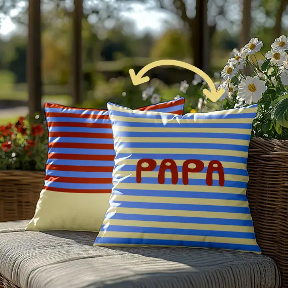 Neue Kollektion Genähtes Kissen inkl. Inlet - Cool Dads Club - Papa - Mein Hanseherz