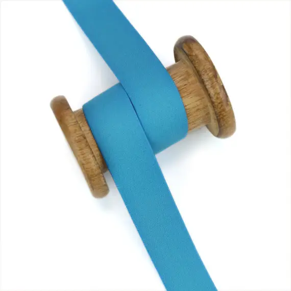 1m Gummiband - Elastisch - Uni - 25mm - Cyanblau Top-Seller