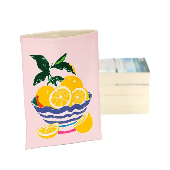 DIY-NÄHSET - Buchtasche - Zitronenduft - Fische - Softshell - abby and amy Beliebt